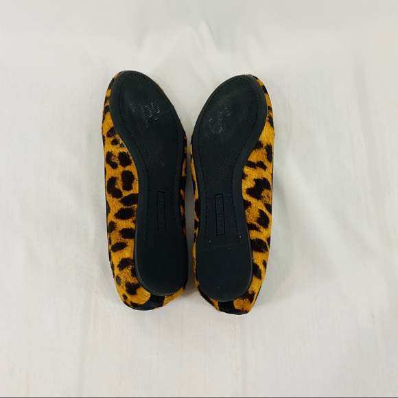 Talbots Penelope Ballet Flats Calf Hair Leopard - Picture 7 of 8